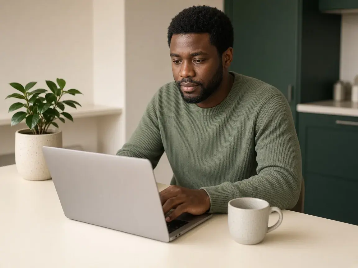 Free depersonalization quiz and DPDR test on a laptop for online screening
