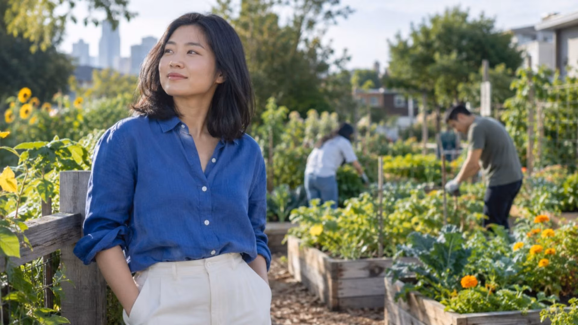 What is my purpose: standing in a community garden and choosing a direction instead of waiting to feel called