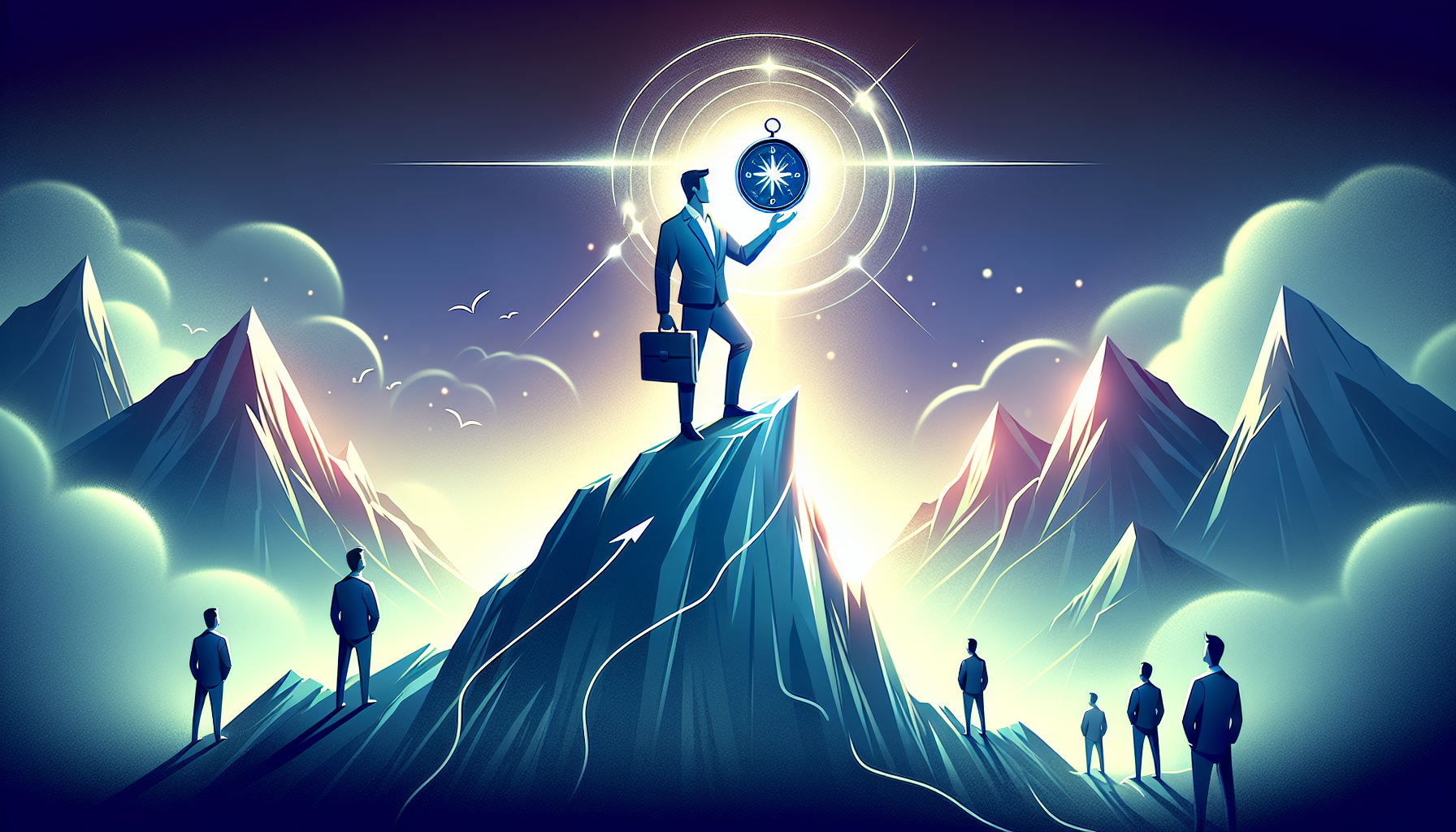 Illustration of improved leadership skills and decision-making through executive coaching