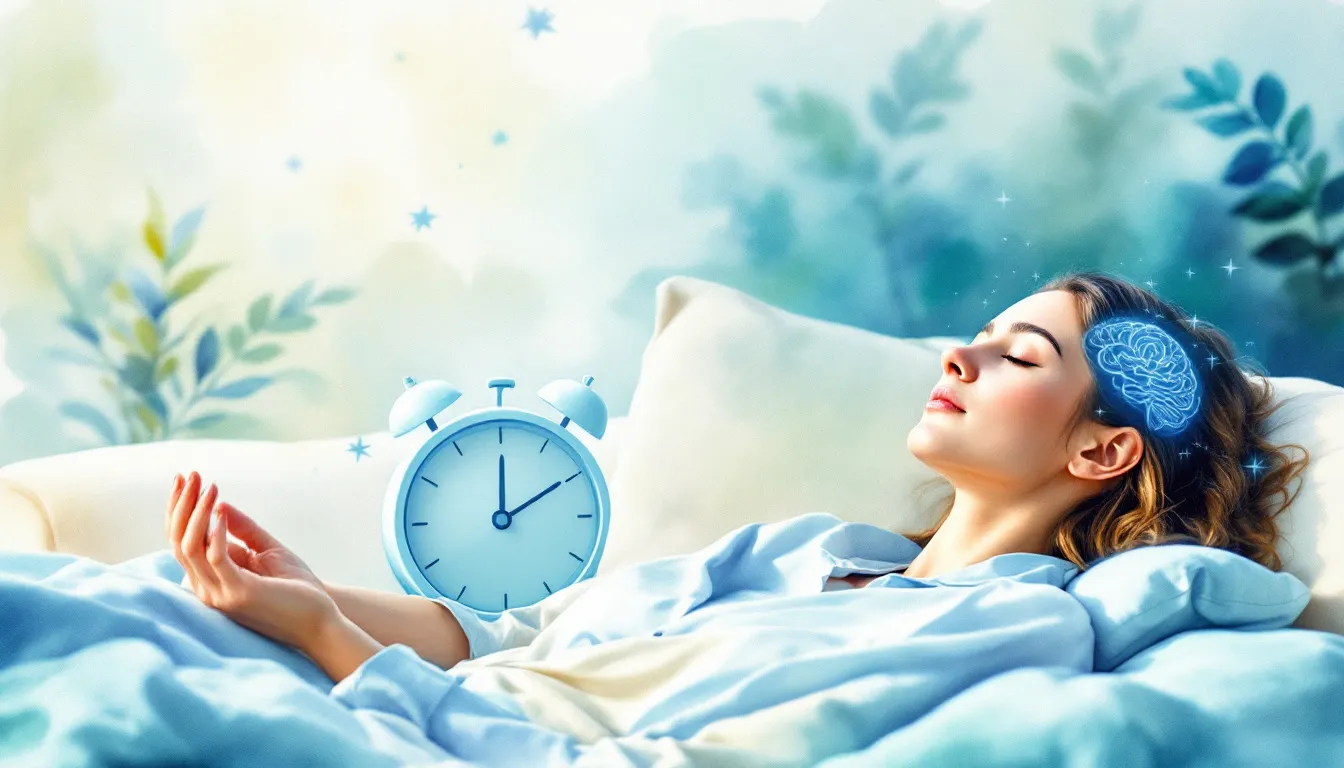 An image representing the benefits of IPSRT, highlighting improved sleep patterns.