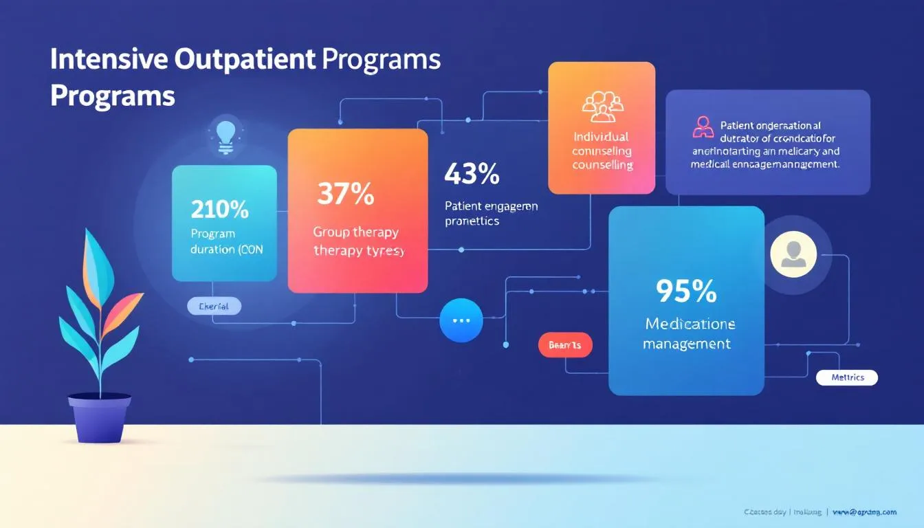 An overview of intensive outpatient programs (IOPs) in a treatment setting.