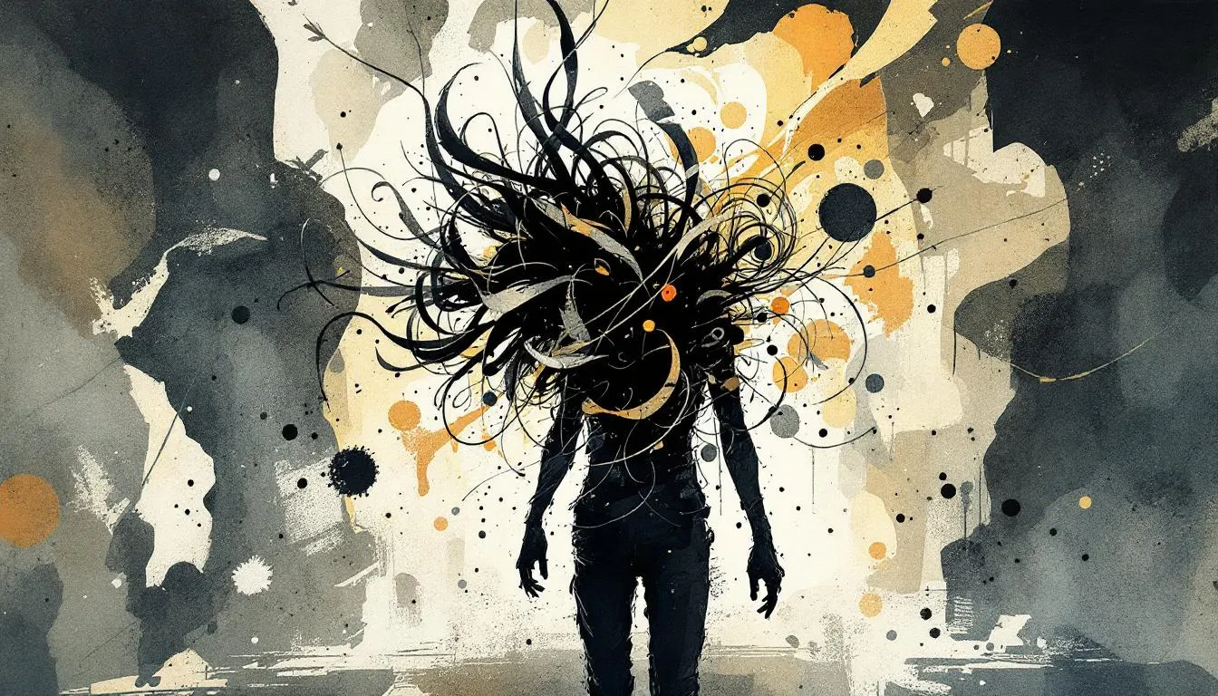 An illustration depicting the concept of disorganized attachment style.