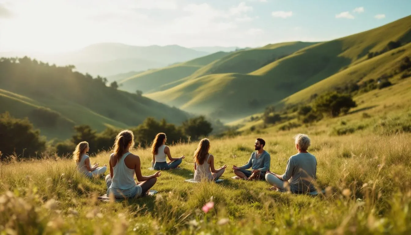 Emotional healing activities at a wellness retreat for stress reduction.