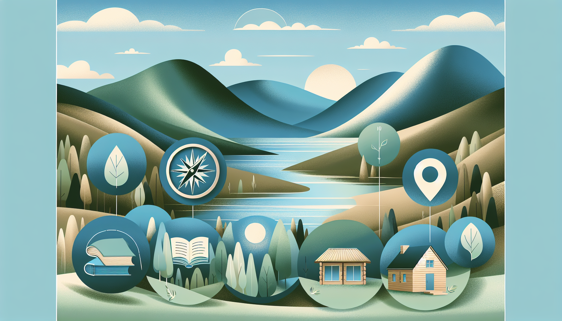 An illustration of various options for choosing a behavioral health retreat.