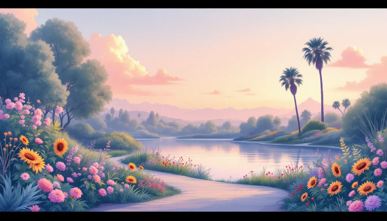 A serene view of Los Angeles representing grief counseling options.