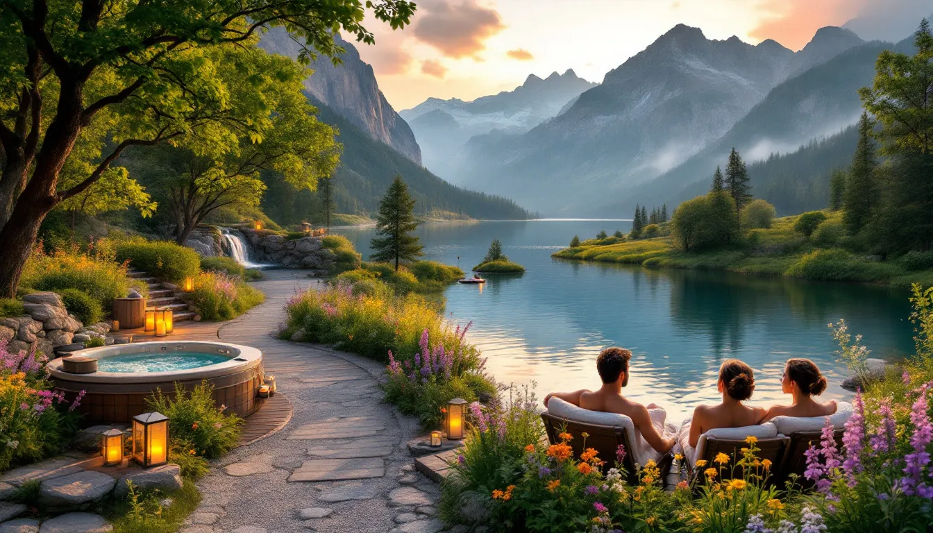 Couples enjoying a wellness-focused retreat with spa treatments.