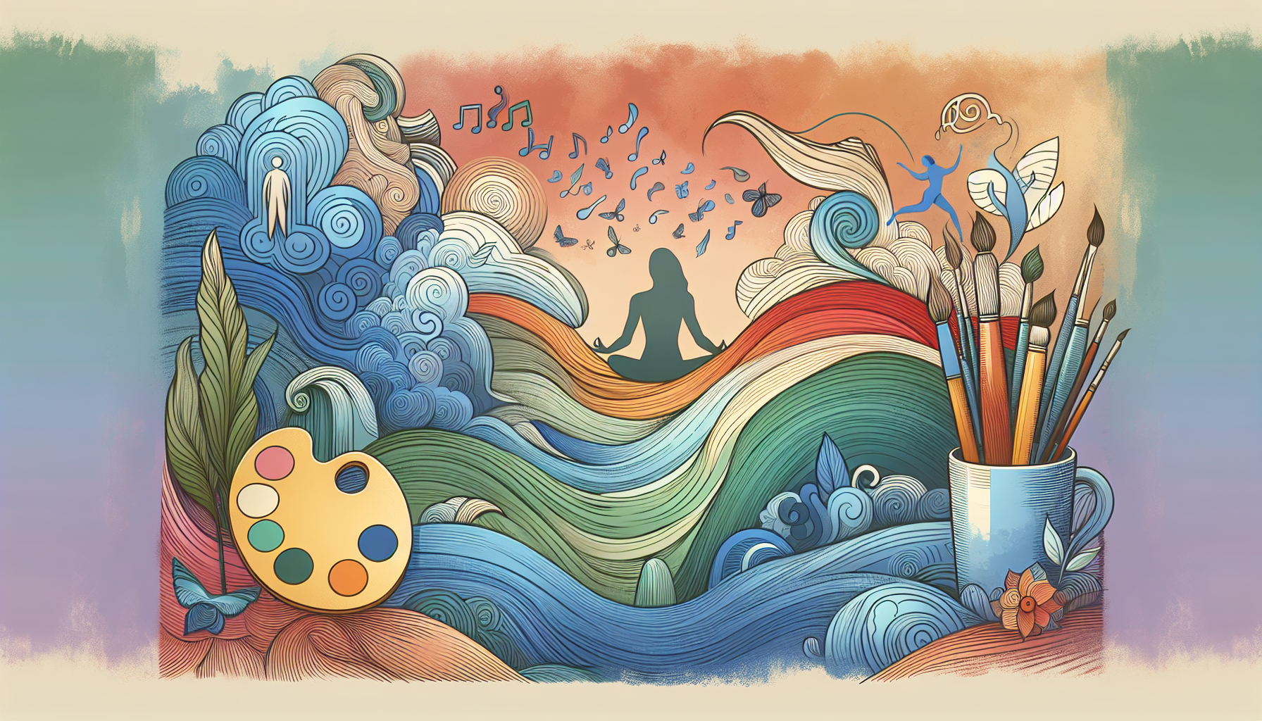 An artistic representation of specialized programs for mental health conditions.