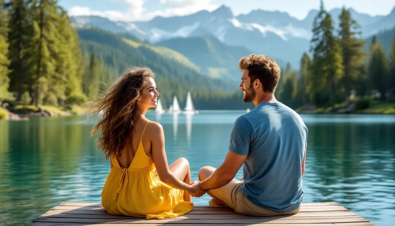 Couples enjoying the benefits of a retreat, highlighting their emotional connection.