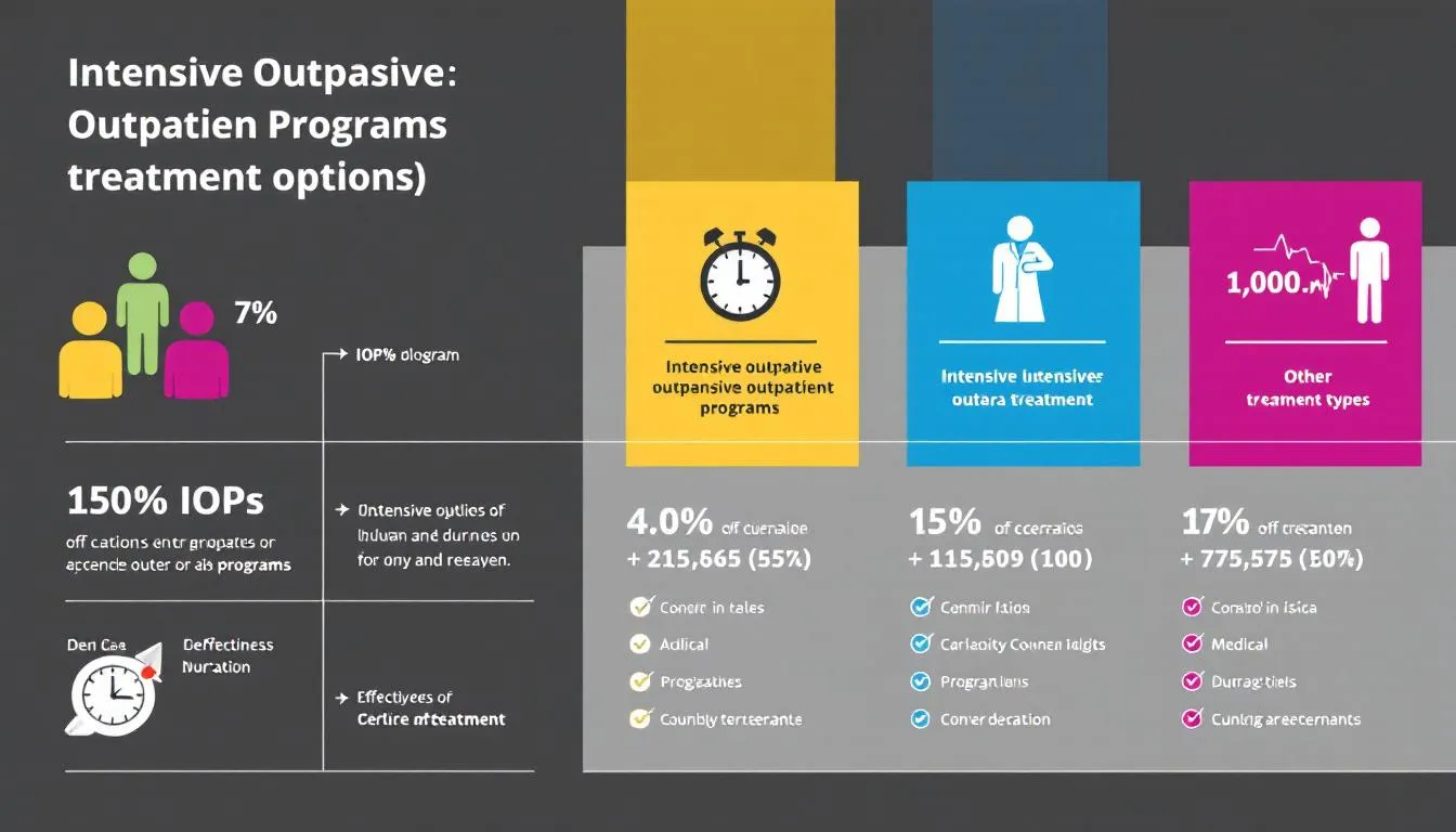 A comparison of intensive outpatient programs (IOPs) with other treatment options.