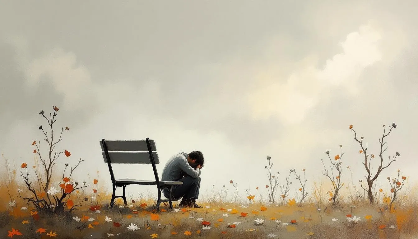 A calming scene showcasing effective treatments for complicated grief.