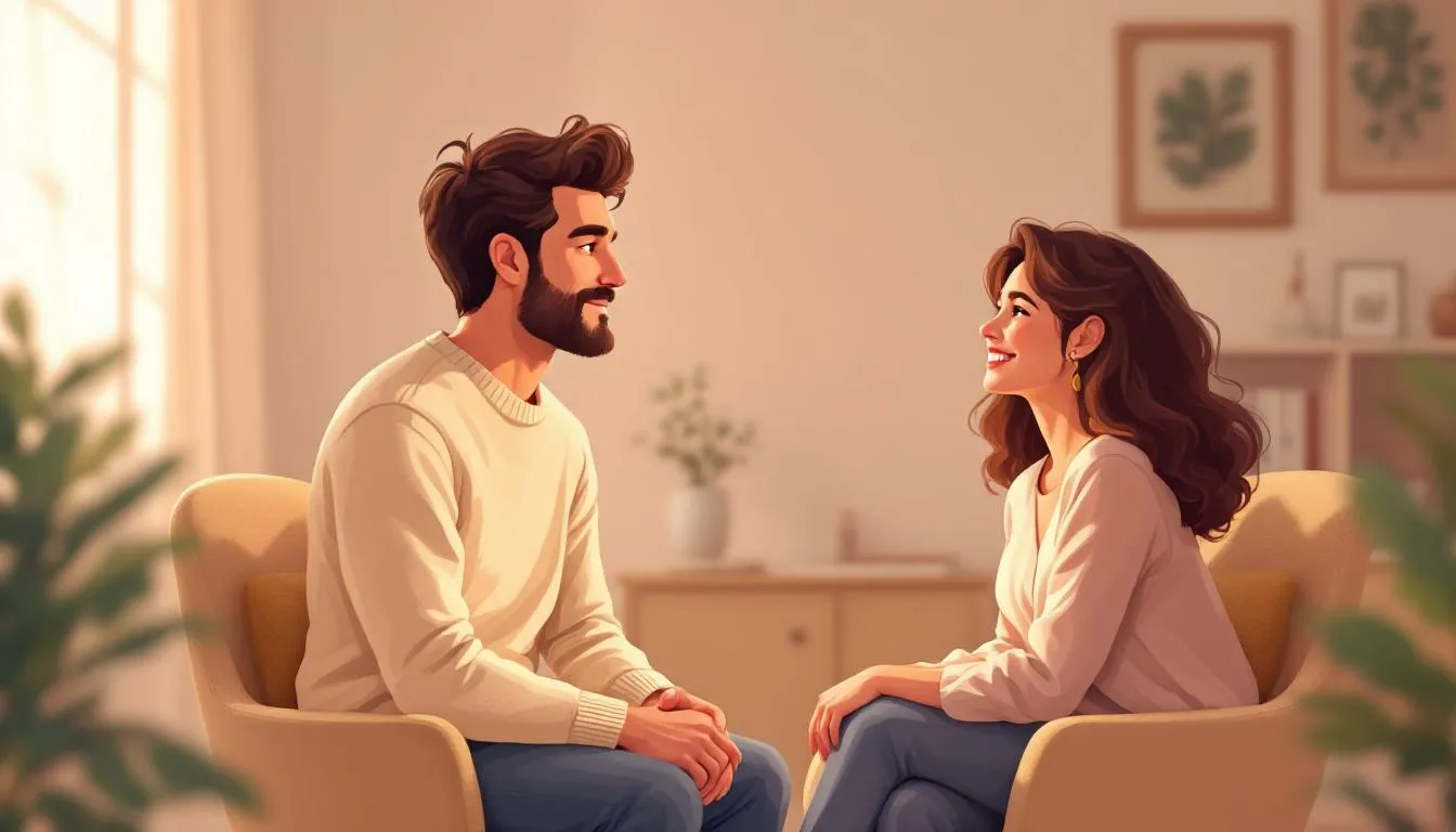 A conceptual image representing the idea of seeking professional help for relationship issues, emphasizing support.