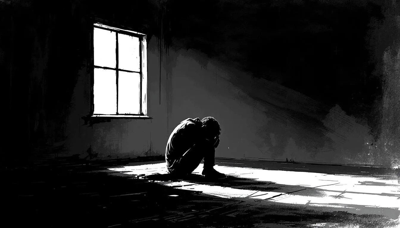 An illustration depicting the concept of complicated grief.