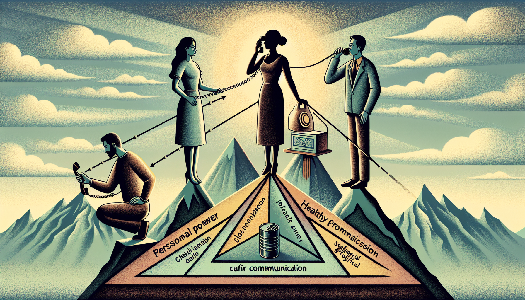 Illustration of coping strategies for dealing with triangulation
