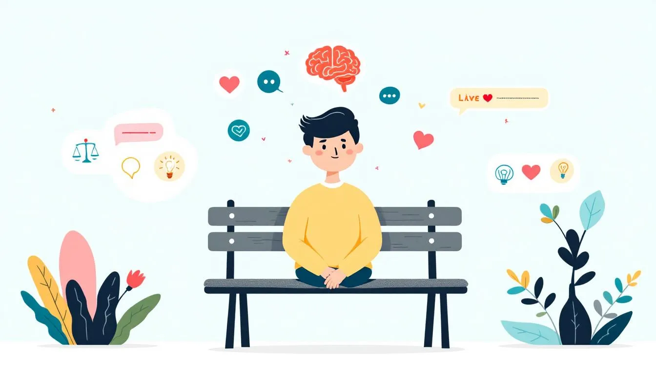 A person contemplating whether to see a psychologist.